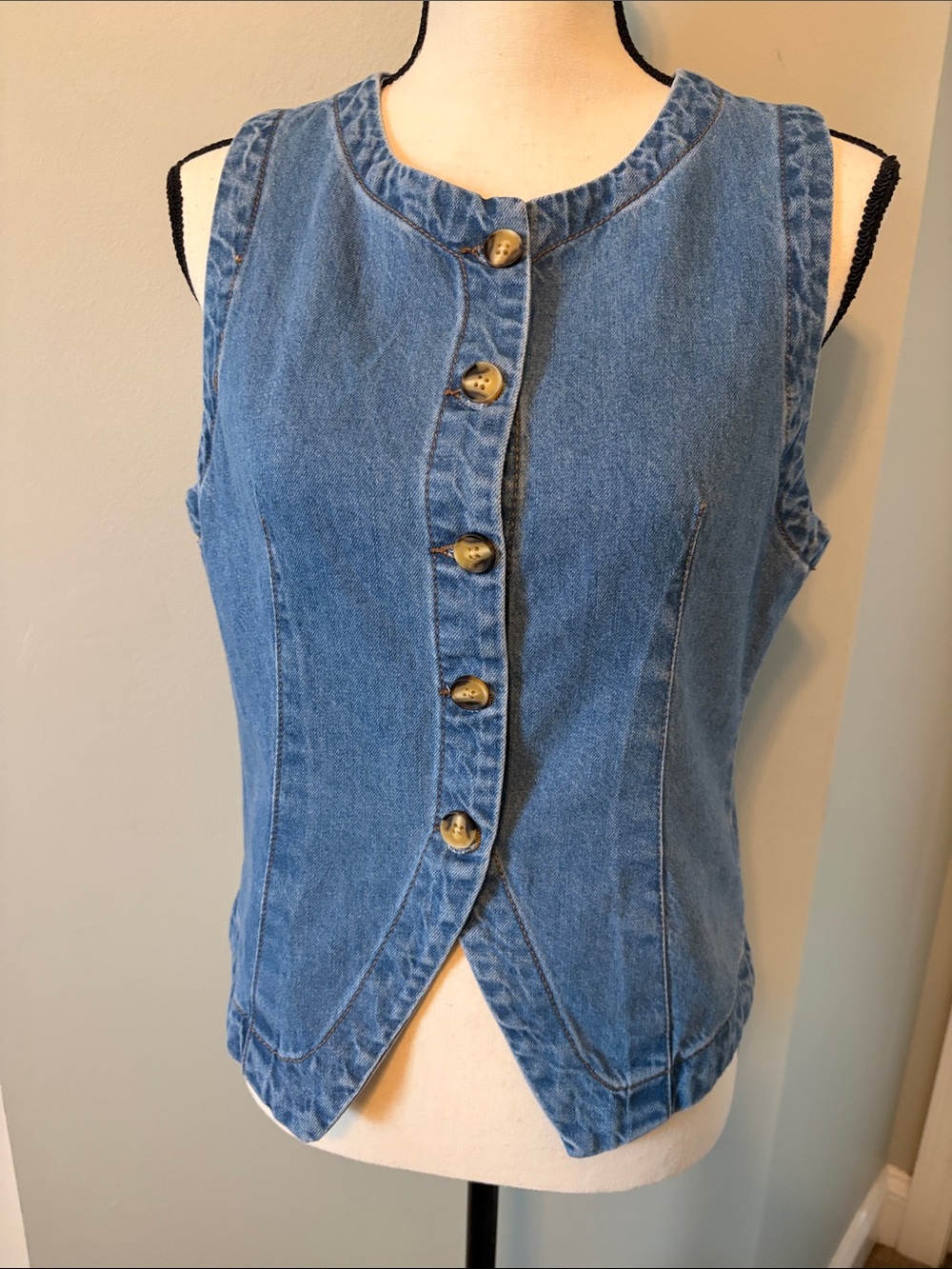 NWT Velvet Heart Denim Vest - Women’s Small